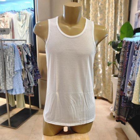 시원한감촉 레이온혼방 남성런닝