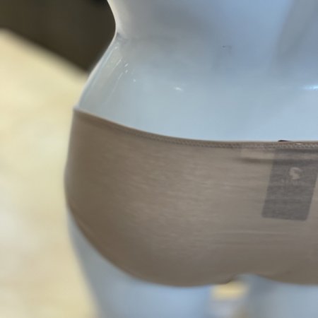 리본 무지 면 삼각여성팬티