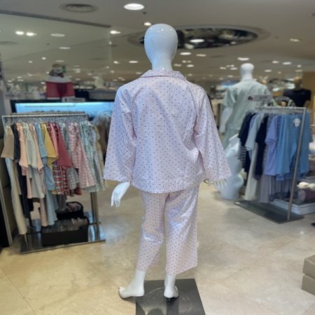 별달 물실크 폴리 3피스 사계절 잠옷