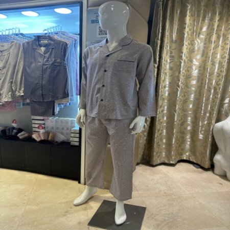 면100 60수 잔꽃나염 남성파자마