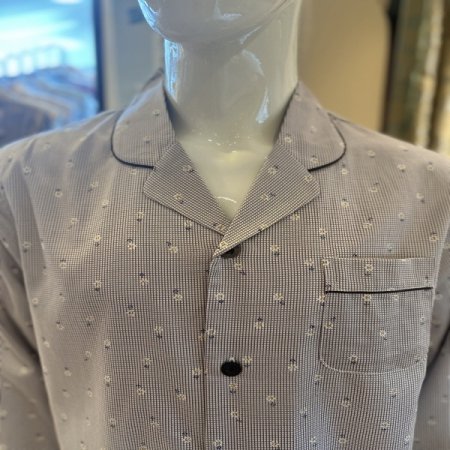 면100 60수 잔꽃나염 남성파자마