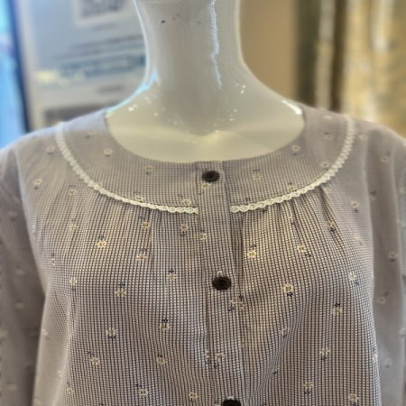 면60수 잔꽃나염 실켓면 여성잠옷세트