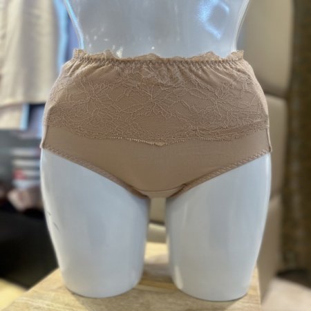레이스 면스판 부인군 밑위높은 팬티