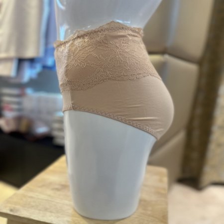 레이스 면스판 부인군 밑위높은 팬티