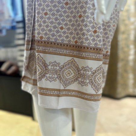 플라워문양 찍찍이 벨크로 골프샤워가운