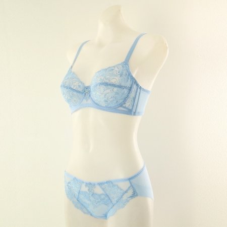 오르화 풀컵 홑겹 브라 햄팬티세트