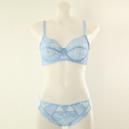 오르화 D컵 홑겹 브라 햄팬티세트