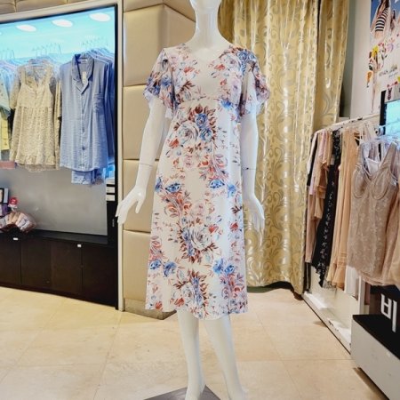 오르화 탈부착 폴리스판 여성 컵드레스