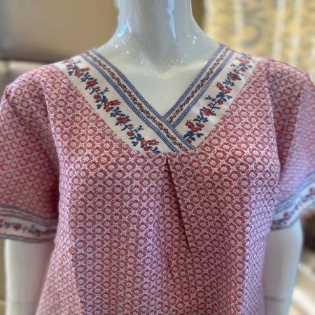 인견 보더나염 여성실내복세트