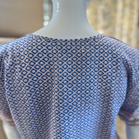 인견 보더나염 여성실내복세트