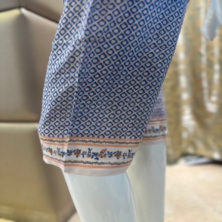 인견 보더나염 여성실내복세트