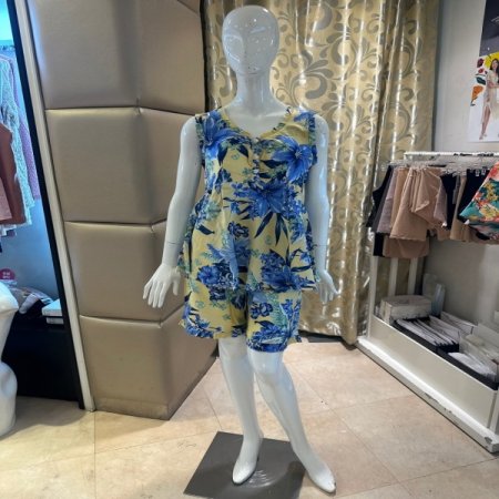 파스텔 꽃나염 여성실내복세트