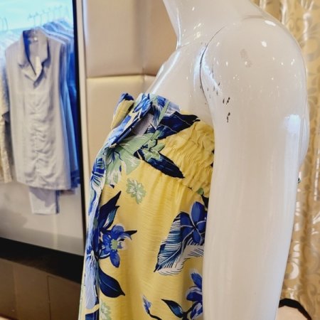 파스텔 꽃나염 여성골프가운