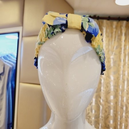 파스텔 꽃나염 여성골프가운