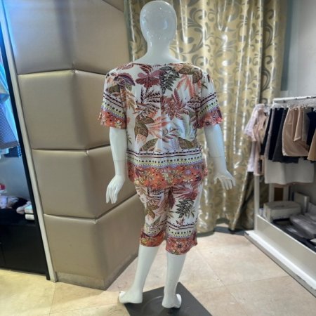 폴리스판 보타니컬 여성 실내복세트