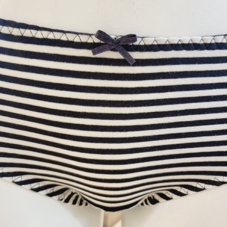 모달 스트라이프 방수지 위생팬티