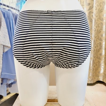 모달 스트라이프 방수지 위생팬티