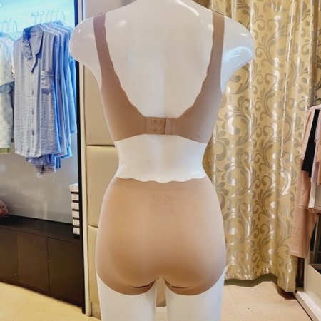 심리스 노와이어브라 팬티세트