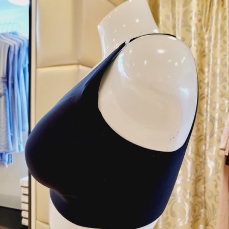 무봉제 몰드 스포츠브라 속옷세트 블랙