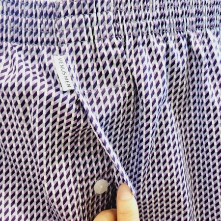 면 기하나염 남자 트렁크 팬티