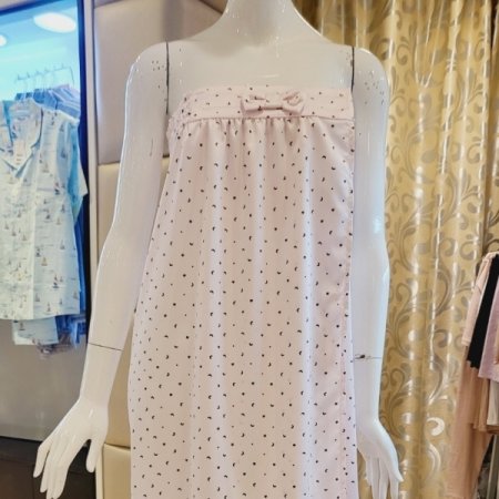 별달무늬 실크핏 샤워가운 골프가운