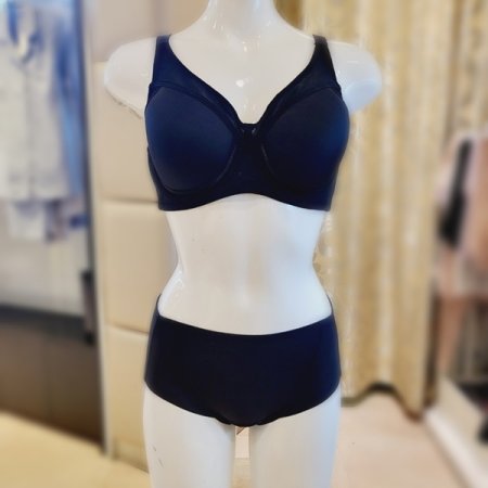 E컵 F컵 몰드 보정브라 팬티세트