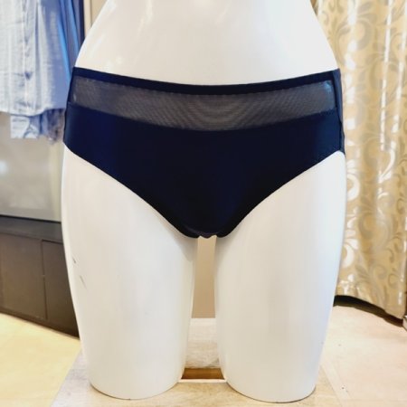 심플 힙레이스 여성팬티 스킨 블랙