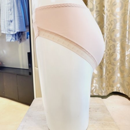 심플 힙레이스 여성팬티 스킨 블랙