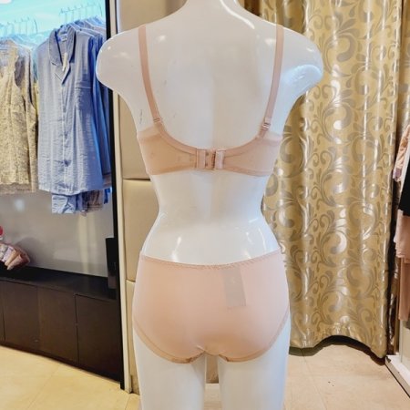 스킨 썸머 메쉬 몰드브라 속옷세트