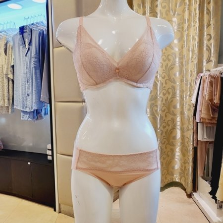 볼륨 노와이어브라 AB컵 속옷세트