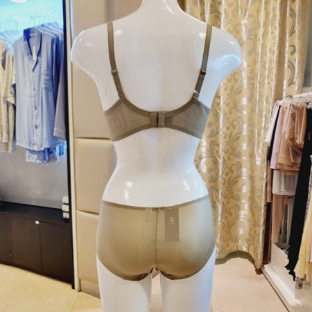 C컵 레이스 노와이어브라 속옷세트