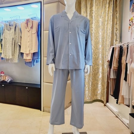 프리미엄 면100수 커플 파자마세트