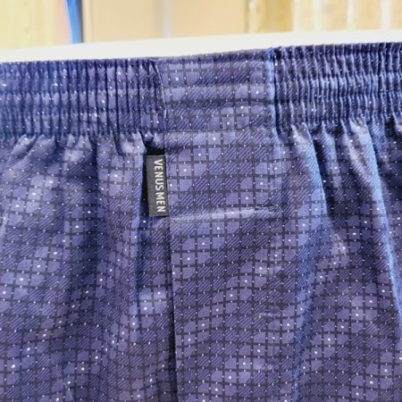 내측밴드 체크 남성 트렁크팬티