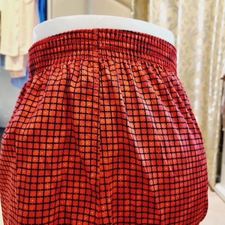 내측밴드 체크 망트렁크