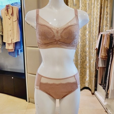 몰드 프리컷 노와이어브라 속옷세트