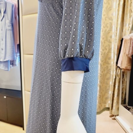 심플 보더나염 컵원피스 홈웨어