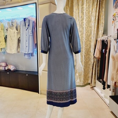 심플 보더나염 컵원피스 홈웨어