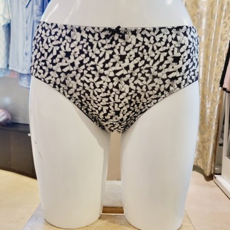 큐티 모달 리본나염 여자팬티