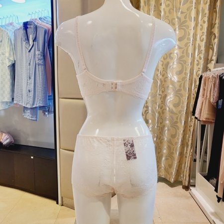 러블리 레이스몰드브라 망사팬티 세트