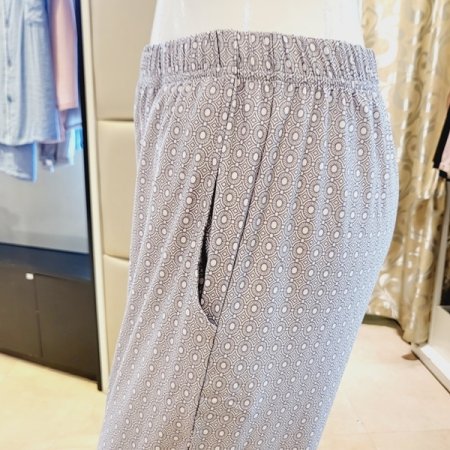 보더나염 신축성좋은 여성 홈웨어바지