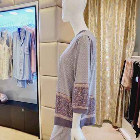 보더나염 여성 홈웨어 상하세트