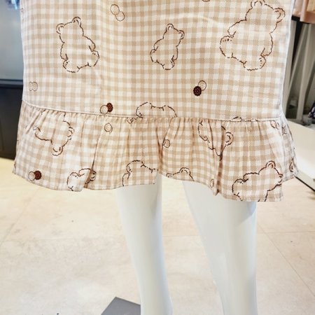 곰돌이나염 여성 원피스 잠옷