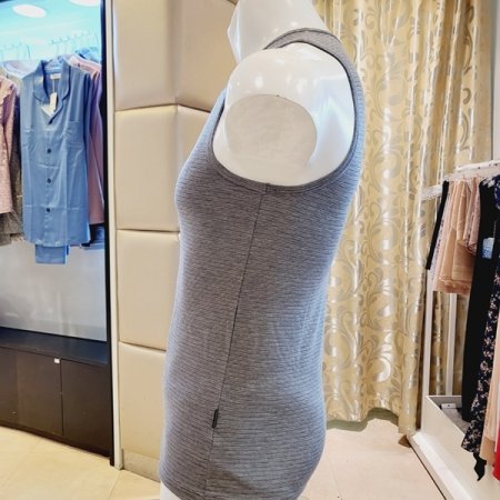 모달 스트라이프 남성 민소매런닝