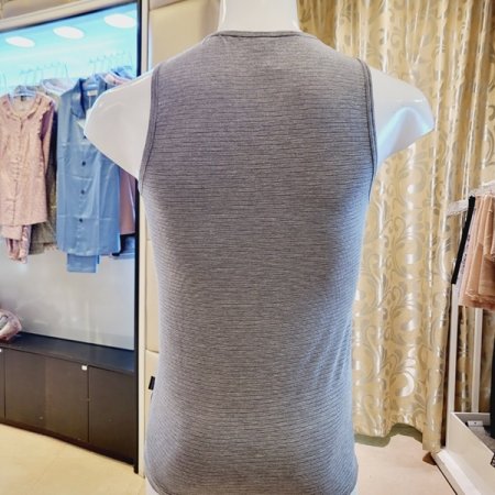 모달 스트라이프 남성 민소매런닝