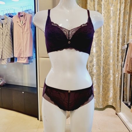 CD컵 풀커버리지브라 레이스팬티세트