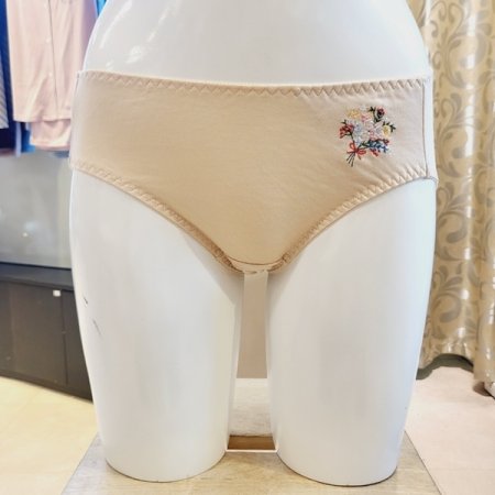 면100 꽃자수 여성팬티 7종택1