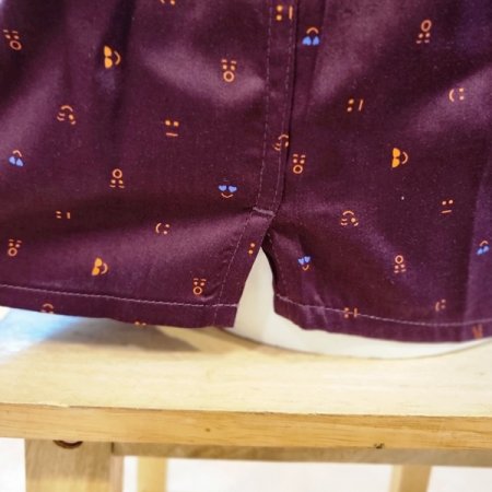 면100 표정나염 남자 트렁크팬티