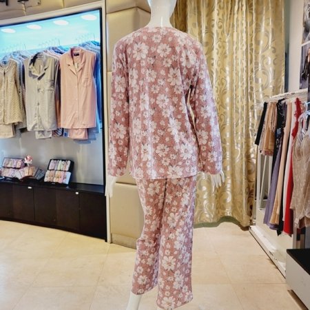 모달 폴리 꽃나염 여성 홈웨어세트