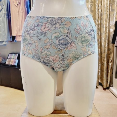 부인용 모달 꽃나염 힙레이스 팬티
