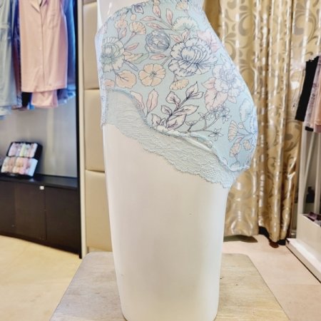 부인용 모달 꽃나염 힙레이스 팬티